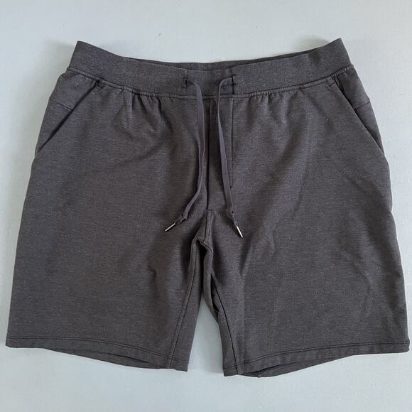 Lululemon City Sweat 9.5" Heathered True Navy French Terry Shorts - Picture 1 of 3